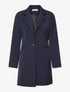 Blazer long 1 bouton - marine - 1