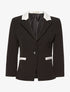 Veste bicolore - noir - 5