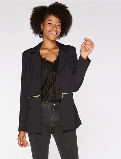 Blazer à longs zips - noir - 3