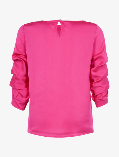 Top bras plissés - fushia - 2