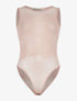 Body transparent buste dentelle - rose - 3