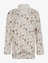 Top ample et foulard - blanc - 1