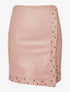 Jupe portefeuille cloutée - rose - 3