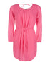 Robe dos lace out bijoux - fushia - 1