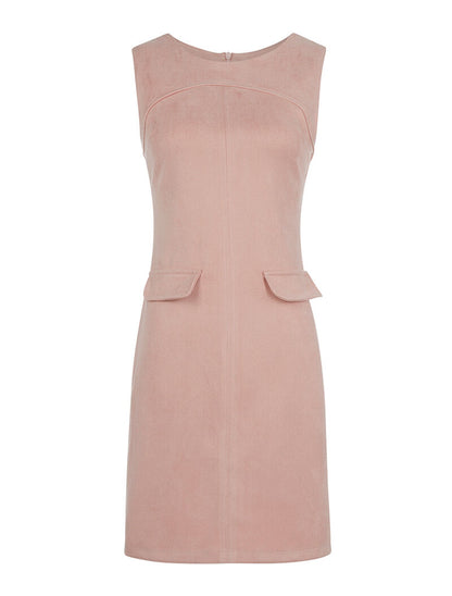 Robe daim trompe l&