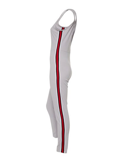 Combinaison bandes sport - gris - 3