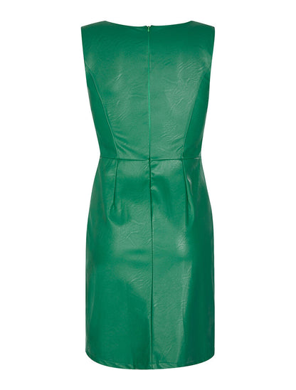 Robe simili à zips - vert - 2