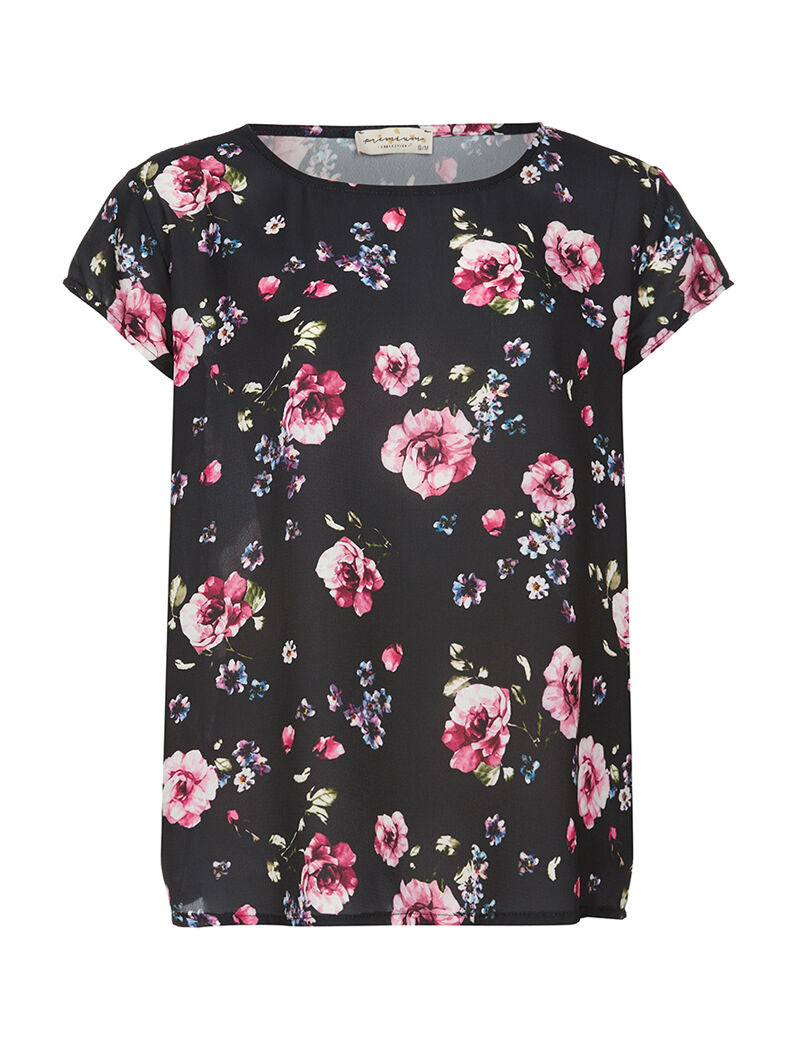 Top basic imprimé - noir - 3