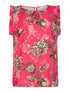 Top satin imprimé - fushia - 1