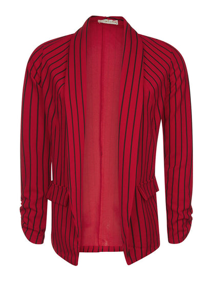 Blazer à lignes - bordeaux - 1