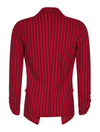 Blazer à lignes - bordeaux - 2