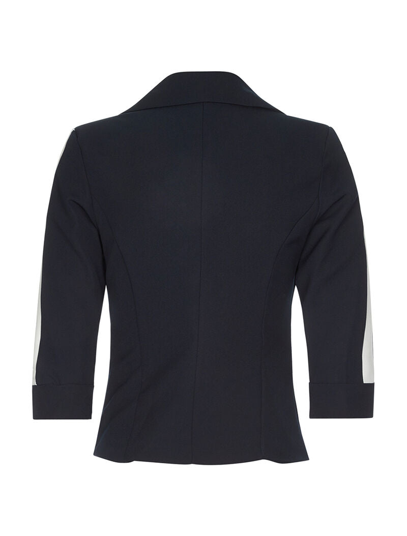 Veste à bras colorées - marine/blanc - 2