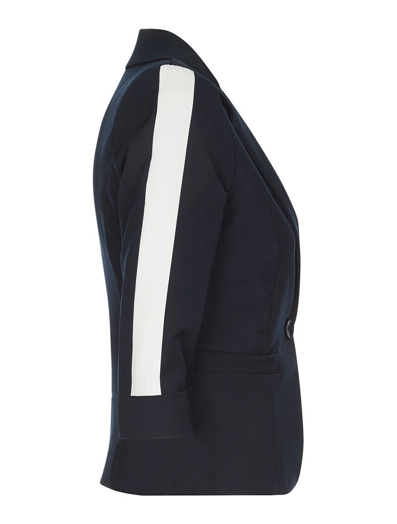 Veste à bras colorées - marine/blanc - 3