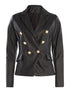 blazer rock en simili - noir - 8
