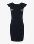 Robe à volants léopard - noir - 1
