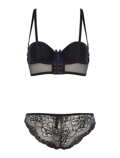 Ensemble SG à corbeille et culotte - noir/marine - 2
