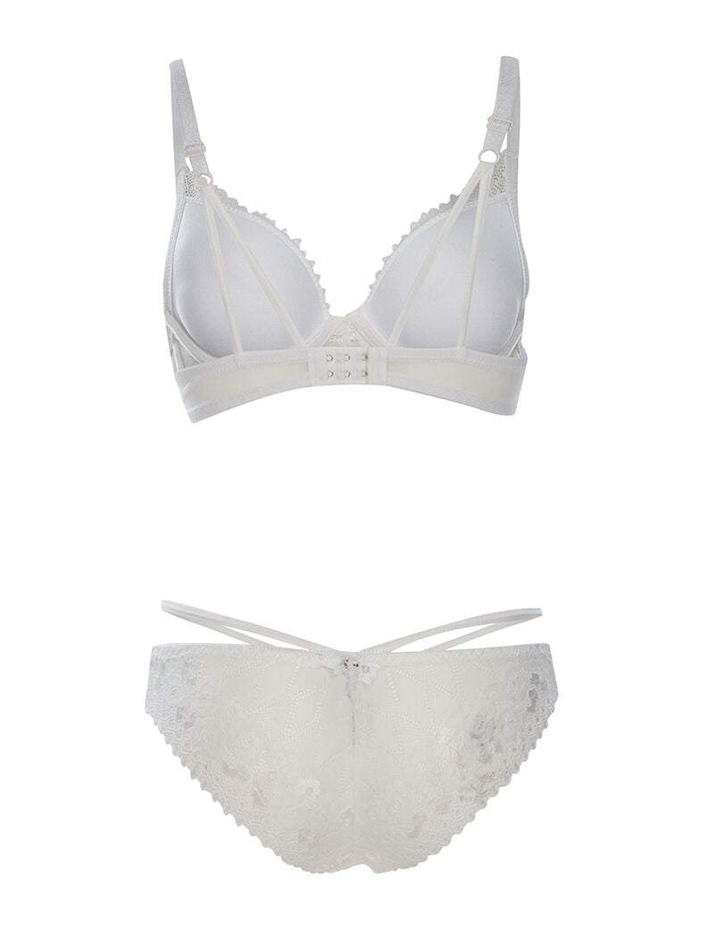 Ensemble SG et culotte fines lanières - blanc - 2