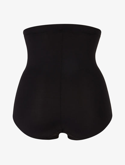 Culotte gainante unie - Noir - 2