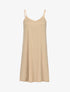 Nuisette basique à bord dentelle - Beige - 1