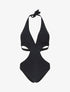Maillot de bain échancré - Noir - 1