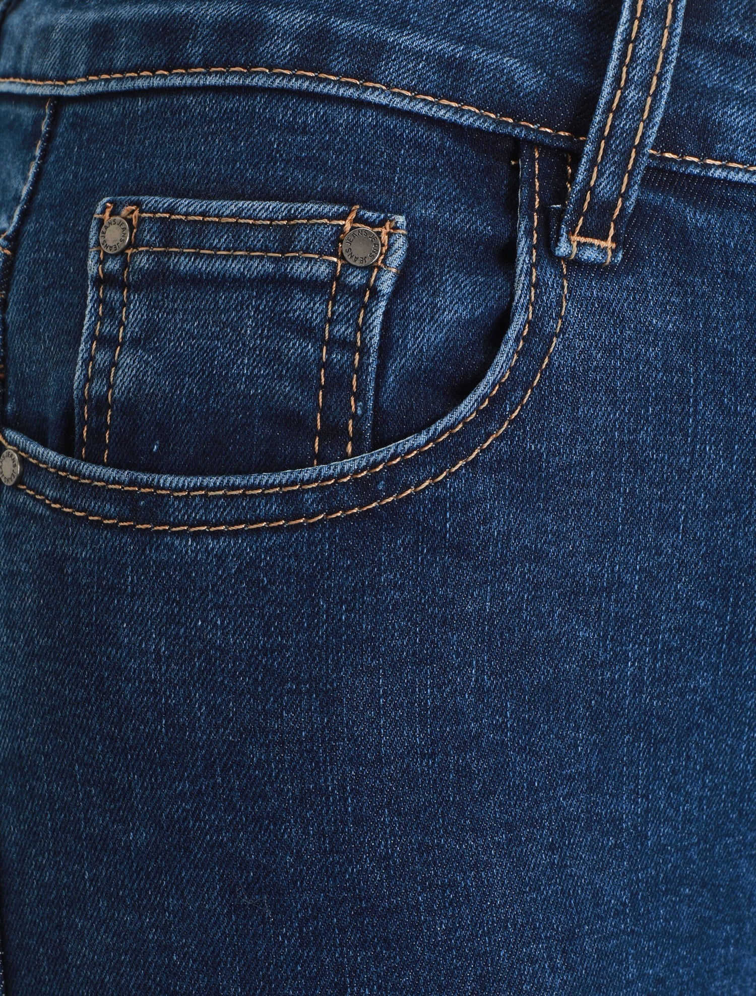 Jean skinny à ourlet - Bleu denim - 3