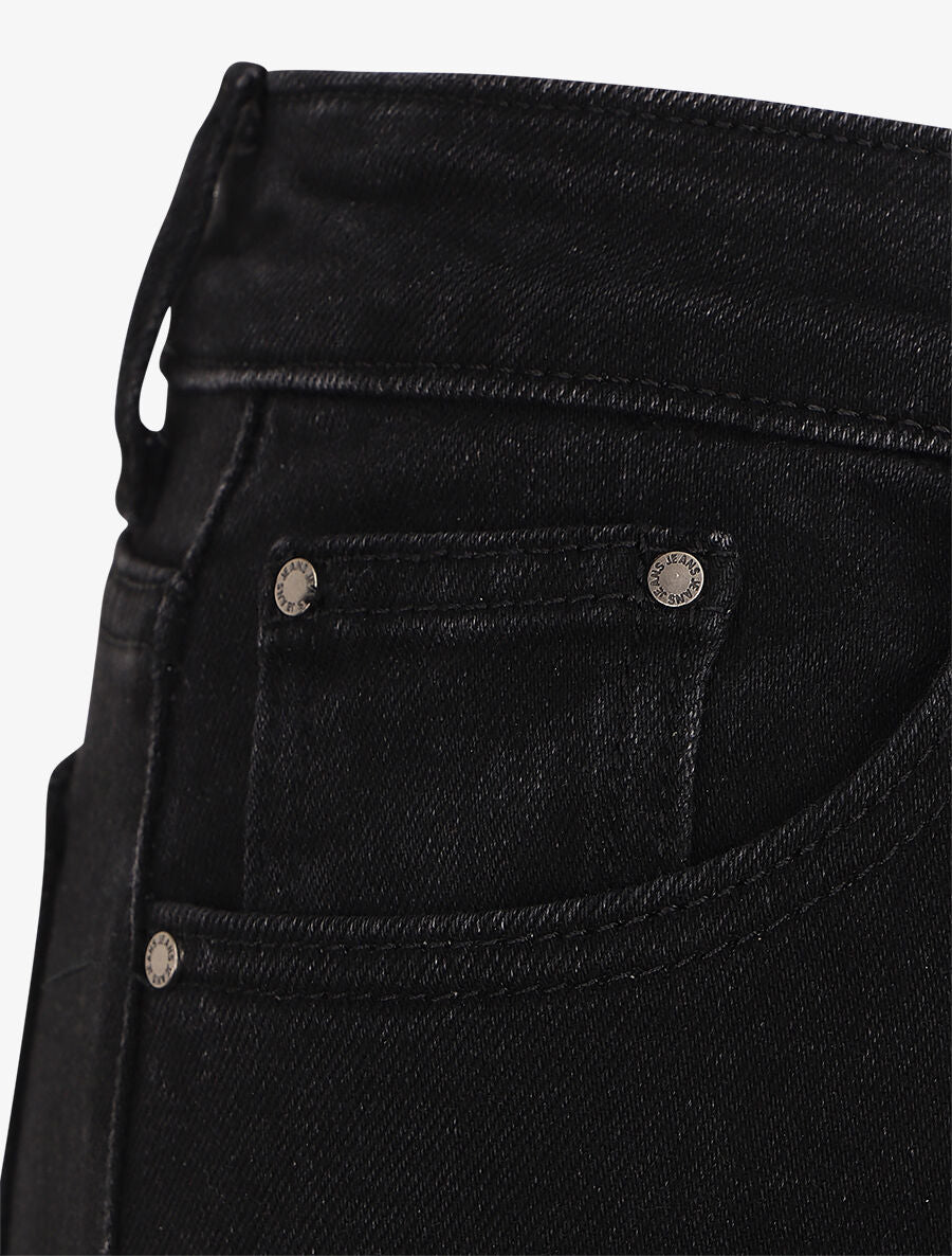 Jean classique coupe flare - Noir - 3
