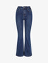 Jean classique coupe flare - Bleu - 1