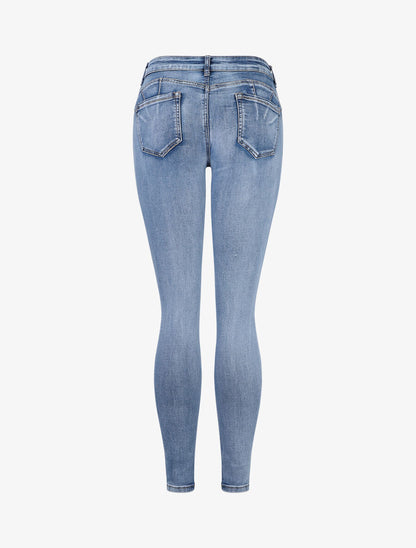 Jean push up coupe skinny - Bleu - 2