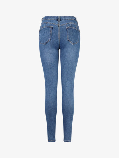 Jean push up coupe skinny - Bleu - 2