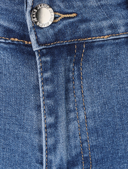 Jean push up coupe skinny - Bleu - 3