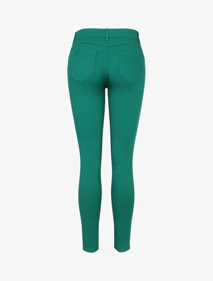 Jean skinny uni grande taille - Vert - 2