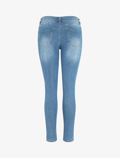 Jean push up coupe slim - Bleu - 2