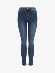 Jean skinny push up taille standard - Bleu foncé - 1