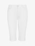 Bermuda uni coupe droite - Blanc - 5
