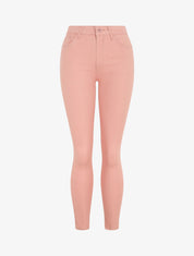 Jean uni coupe skinny - Rose saumon - 1