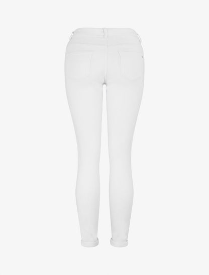 Jean uni coupe slim - Blanc - 2
