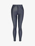 Pantalon uni en simili - Marine - 1