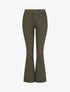 Jean uni taille standard coupe flare - Kaki - 6