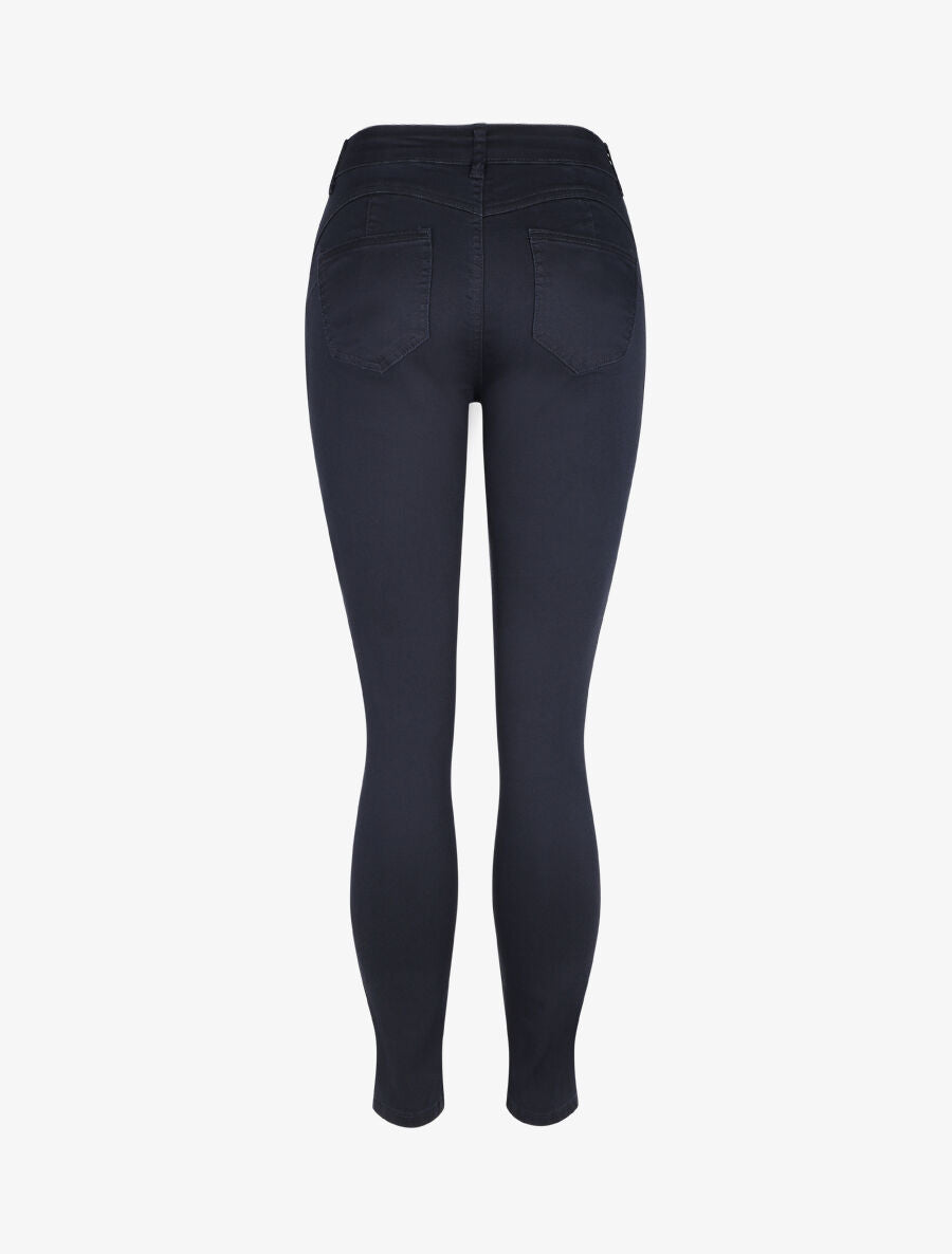 Jean skinny grande taille push up - Marine - 2