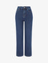 Jean ample taille haute - Bleu brut - 6