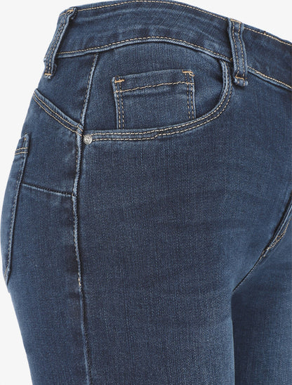 Jean slim push up taile standard - Bleu - 3