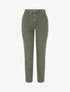 Jean uni taille haute - Kaki - 4