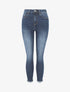 Jean à revers coupe slim - Bleu - 4