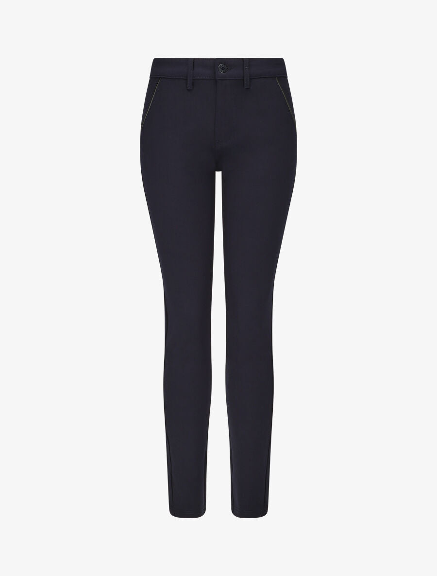 Pantalon stretch grande taille slim - Marine - 1