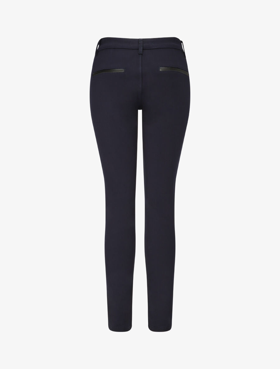 Pantalon stretch grande taille slim - Marine - 2