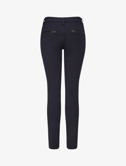 Pantalon stretch grande taille slim - Marine - 2