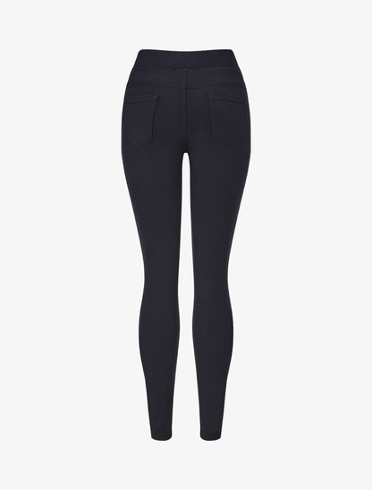 Jegging uni taille standard coupe slim - Marine - 2