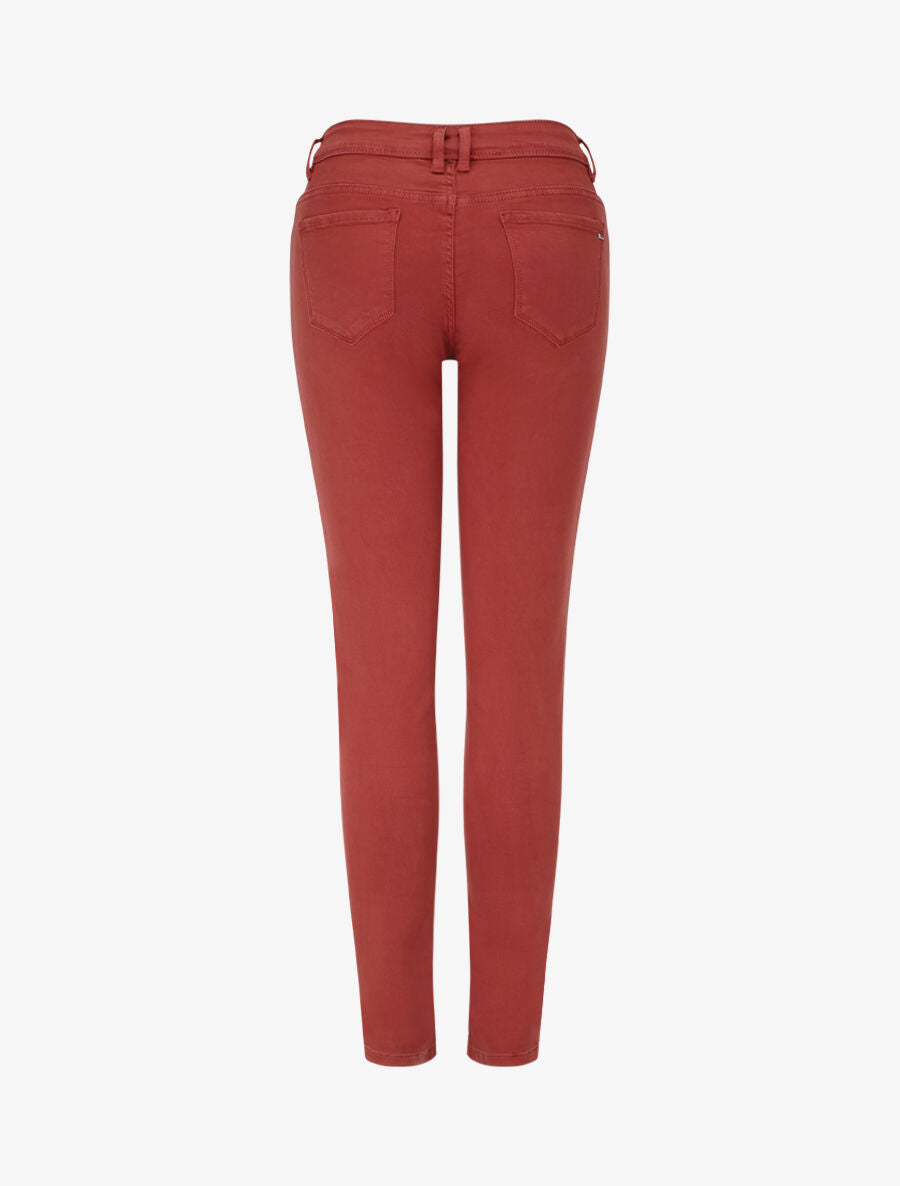 Jean uni classique coupe slim - Rouille - 2