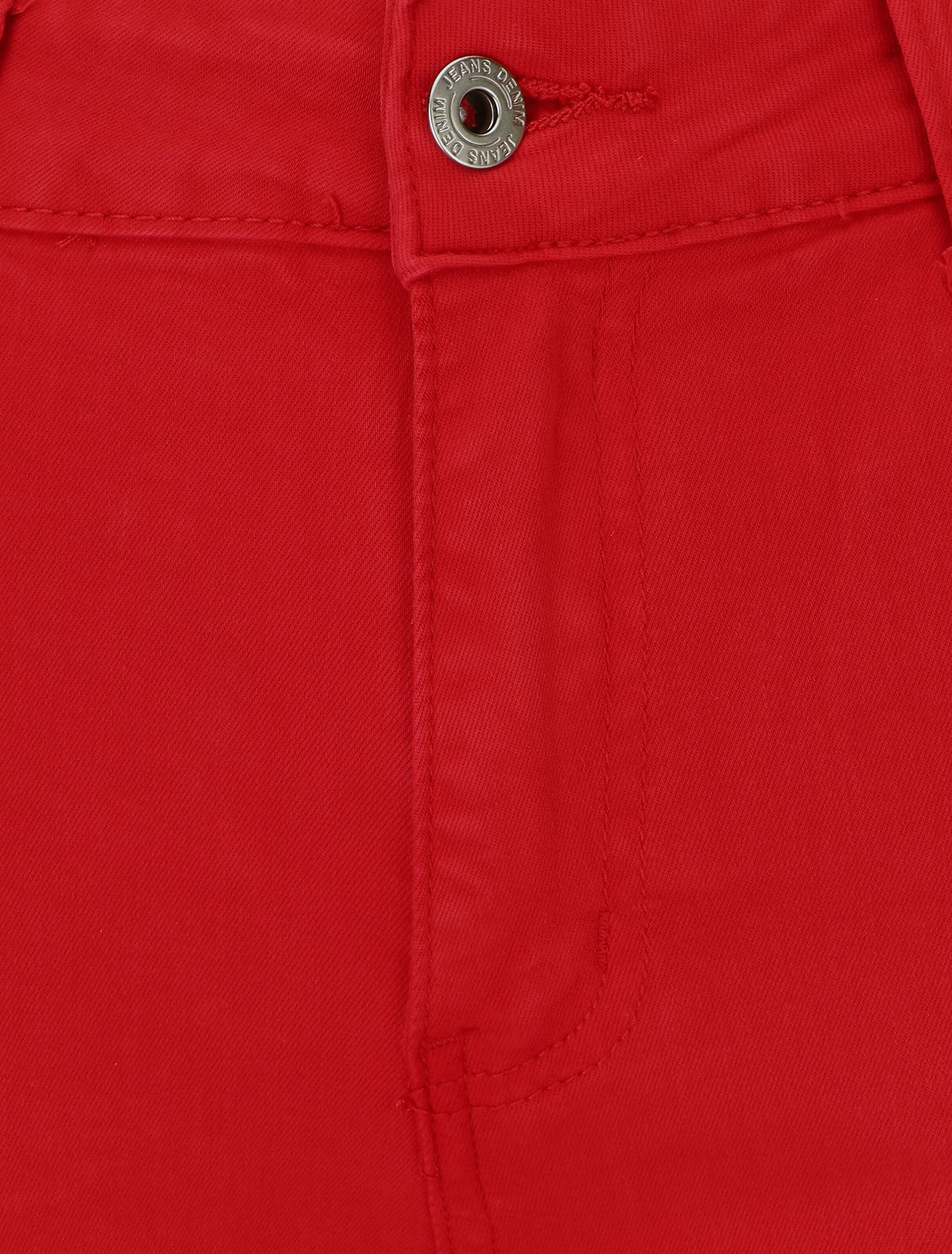 Jean grande taille coupe skinny taille standard - Rouge - 3