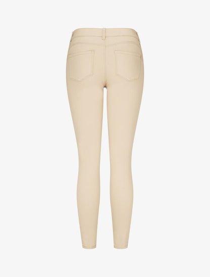 Jean uni push up coupe skinny - Beige - 2